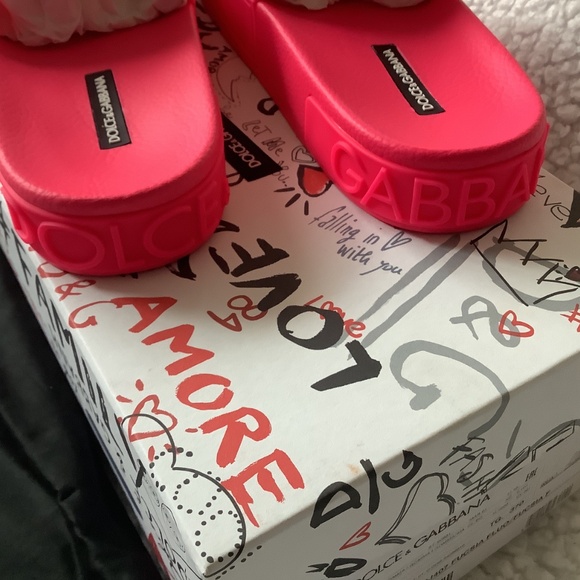 Nwt Dolce & Gabbana pool Rubber slides size 37 - Picture 8 of 10